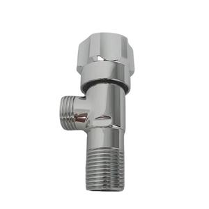 1/2 1/2 पीतल क्रोम बाथरूम रसोई स्टॉप वाल्व शौचालय नल कोण वाल्व - Product Image 1