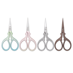 Stainless Steel Beauty Scissors Straight Tip Compact Makeup Trim For Eyebrow Eyelash Grooming - Product Image 3