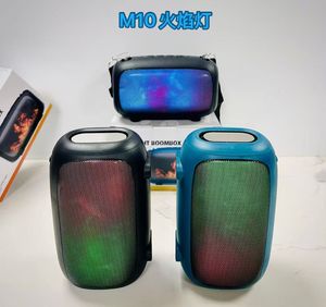 NEW M10 Flame Lamps at Low Prices Wireless Outdoor Audio Portable Mini Subwoofer Promotion Gift Bt Portable Outdoor <b>Speaker</b> - Product Image 2