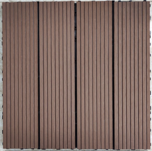 Dalles de terrasse emboîtables au design contemporain, finition grain de <span class=keywords><strong>bois</strong></span>, antidérapantes, imperméables, pour revêtements de sol de balcon extérieur - Product Image 4
