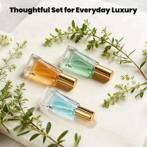 High-end Unique Design Recyclable Empty Fancy Tube Shape <b>Mini</b> Clear Glass Spray Perfume <b>Bottle</b> 10ML - Product Image 4