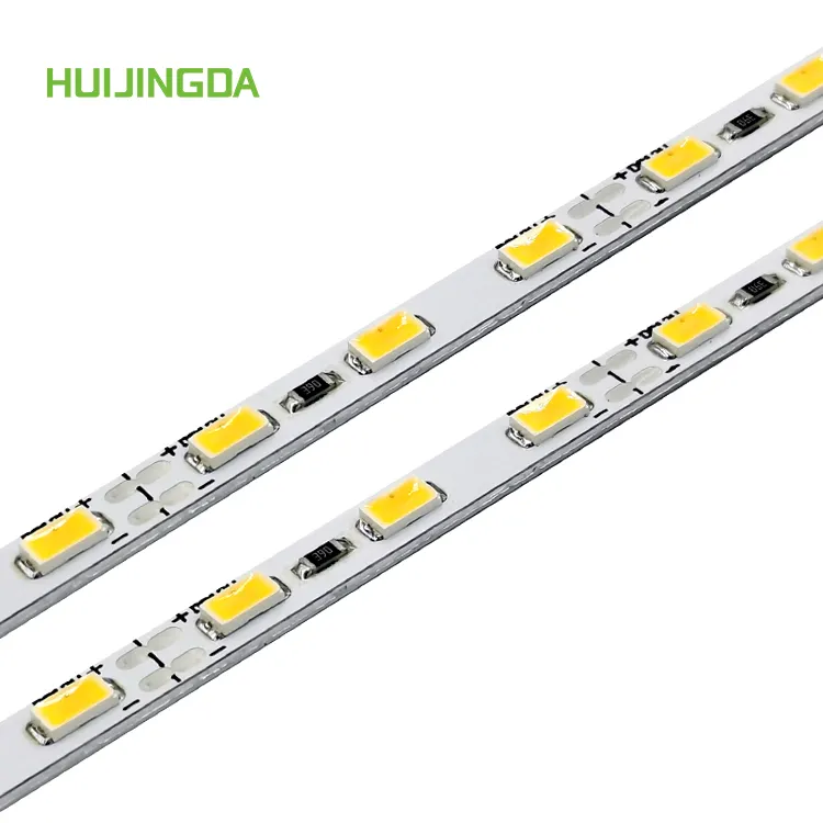 רצועת LED קשיחה בעוצמה גבוהה 18w 12v 72LEDs/m 6mm PCB 5630 SMD LED בר אור קשיח