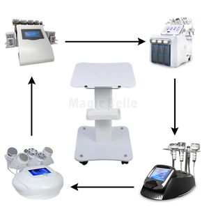 Nuovo Design Portatile in Metallo Bianco Viso Cosmetologia Spa Salone di Bellezza di Rotolamento Del Carrello con Cassetti - Product Image 1