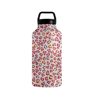 2021 tendencias de acero inoxidable boca ancha mejor de viaje de botella de agua con alto rendimiento de agua de la tapa vasos botella de deporte logotipo - Product Image 5