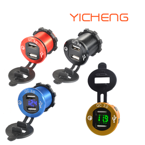 12V 24V Universal USB Dual rápidamente de carga del cargador del coche del QC 3,0 - Product Image 2