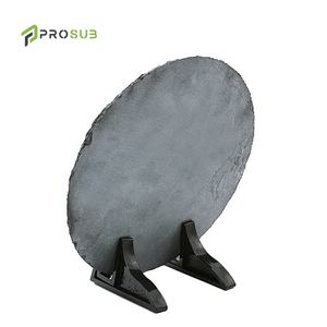 Prosub Vente en gros Ardoise photo ronde vierge pour sublimation 4, 6 et 12 pouces, pour cadre photo et sous-verre personnalisable DIY - Product Image 3