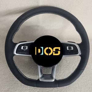 Volante Deportivo Personalizado de Fibra de Carbono y Alcántara para Volkswagen VW <span class=keywords><strong>Gti</strong></span> Golf 5 6 7 MK6 MK7 <span class=keywords><strong>MK8</strong></span> Jetta Passat MK5 MT <span class=keywords><strong>GTI</strong></span> - Product Image 3