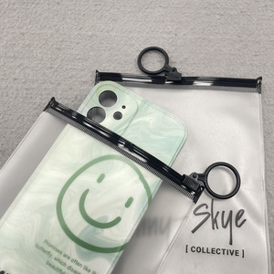 Bolsas de plástico PVC esmerilado con cierre de cremallera para teléfono móvil al por mayor bolsas de transporte para embalaje con logotipo impreso personalizado - Product Image 3