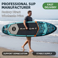 Papan SUP Tiup Drop Stitch OEM Pabrik Myboat China, Papan Stand Up Paddle Tiup untuk Olahraga Air, Papan Pancing Tiup, Papan Selancar