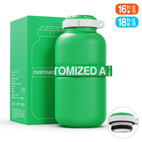 Bouteille d'eau isotherme personnalisée de 420 ml, intérieur en acier inoxydable 316, double paroi sous vide, cadeaux d'entreprise