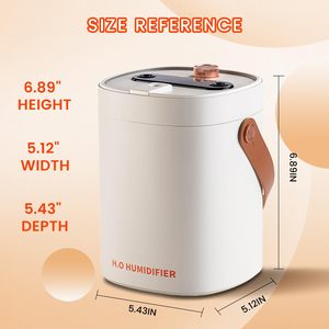 Humidificador Ultrasónico Silencioso en Oferta con 3 Modos y Luz LED, Difusor de Aceites Esenciales, Humidificador Portátil con Doble Boquilla de Vaporización - Product Image 2