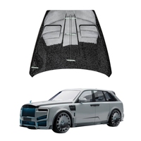Capot avant en fibre de carbone sèche MIW pour Rolls Royce Cullinan, style MSY, qualité supérieure, moule d'origine, léger
