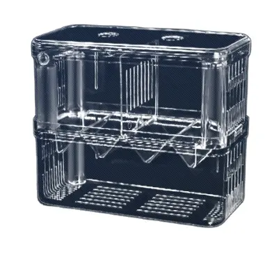 YEE Fish Tank Incubation Isolation Box Plastic Create Box Fish Keeper Aquarium Fish Incubator Box