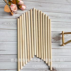 แท่งไม้โอ๊คกลม งานแฮนด์เมด สำหรับงาน DIY ขนาดมาตรฐาน เจาะได้ - Product Image 2