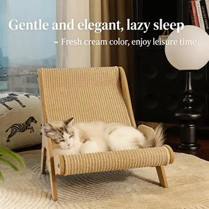 Grand fauteuil pour chat, griffoir pour chat, canapé pour chat, hamac pour animaux de compagnie, tapis à griffes en chanvre, coussin anti-griffures, nid pour chat - Product Image 2