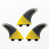 Ailerons de planche de surf unisexes en fibre de verre alvéolée, double fixation, réglables, résistants à l'eau, accessoires de surf