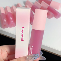 Gloss à Lèvres Rose Cœur Disponible en 6 Couleurs, Fini Juteux et Brillant, Teinte Hydratante Effet Miroir Cappuvini, Gloss à Lèvres Mignon Très Pigmenté