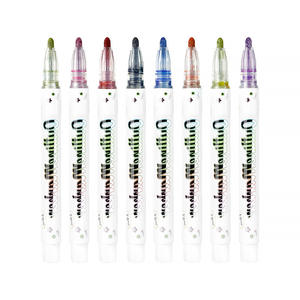 Spidol Graffiti Shimmer dengan Garis Metalik, Spidol Garis Ganda untuk Menggambar di Buku Seni - Product Image 4