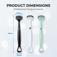Nettoyeur de langue en silicone souple, gratte-langue portable, brosse pour l'hygiène buccale, outil pour une haleine fraîche après les repas
