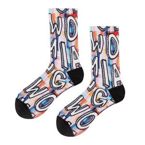 Low MOQ Custom Men <b>Women</b> Bamboo Organic Cotton Yarn 360 Degree 3D Sublimation Digital All Over Printing Pattern <b>Warm</b> Sport <b>Socks</b> - Product Image 5