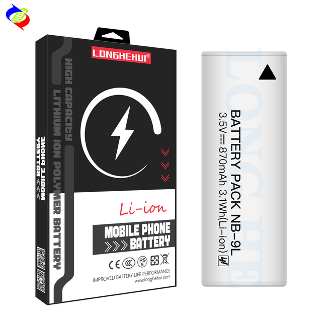Original Camera Battery NB-9L 870mAh 3.5V for Canon IXUS500HS 510 IXUS1000 1100