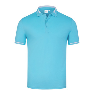 Camisa Polo de Manga Corta, Color Sólido, Algodón Transpirable, Absorbente de Sudor, Ropa Informal para Mujer, Azul Claro - Product Image 5