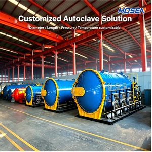 Autoclave horizontal à vapeur ASME CE pour le durcissement des fibres de carbone, destiné à la transformation des matériaux composites FRP - Product Image 5