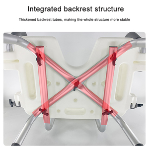 Chaise de <span class=keywords><strong>douche</strong></span> pour personnes âgées avec accoudoirs rabattables, siège rembourré antidérapant pour personnes handicapées, tabouret de bain, <span class=keywords><strong>aide</strong></span> à la sécurité - Product Image 4