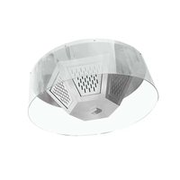 Hotte de cuisine professionnelle en acier inoxydable épaissi pour restaurant, purificateur électrostatique de fumée d'huile