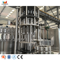 Ligne de remplissage industrielle de boissons aseptiques 24000BPH 36000BPH 48000BPH Machine de remplissage de bouteilles de jus de fruits PET avec fourniture de pièces de rechange