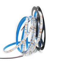 Ruban LED HTD 60 120 240 LED 5m/rouleau, étanche, flexible, 24V 5V 12V, blanc chaud, RGB, bandes lumineuses SMD 2835