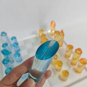 Grande scacchiera di <span class=keywords><strong>vetro</strong></span> organico portatile scacchi Indoor personalizzabile per i bambini delle scuole elementari - Product Image 4