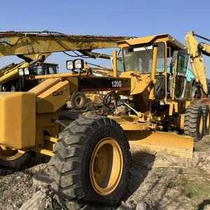 Venta caliente Motor Grader Caterpillar 120K 120h 120g Grader en Shanghai con el precio más bajo En stock - Product Image 4