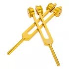 Custom Aluminum Alloy <strong>Medical</strong> <strong>Tuning</strong> <strong>Fork</strong> 128 Hz Sound Healing Setear Picking Tool Chakra Individual Bag <strong>Tuning</strong> <strong>Forks</strong>