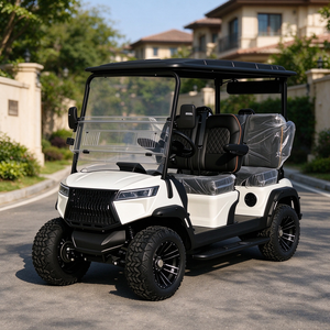 Carro de Golf Eléctrico de Alta Potencia para 4 Personas con Suspensión Independiente y Faros LED - Product Image 1