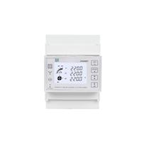 Compteur d'énergie triphasé RS485 Modbus avec écran LCD sur rail DIN, fonction multi-tarifs, classe 1.0, 100A