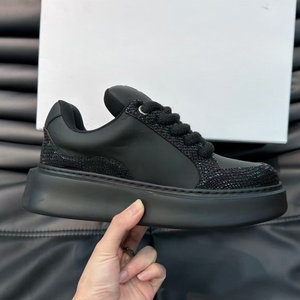 Zapatos Casuales de Diseño Retro Brillante para Hombre, Alpargatas de Primavera con Suela Gruesa, Cuero de Alta Calidad, Ligeros - Product Image 4