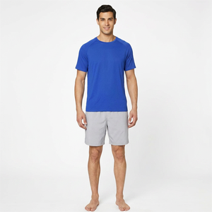 Camisetas para Hombre, Impresión o Bordado, Logotipo Personalizado OEM, Patrón Informal, Camiseta de Algodón para Hombre, Transpirable, Manga Corta, Ropa de Verano - Product Image 1