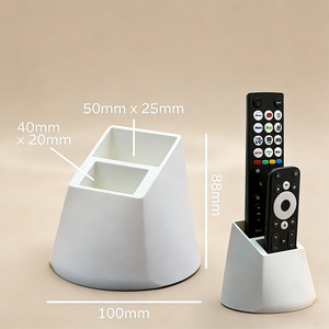 Modern Eco-Friendly Portable Plastic <b>Remote</b> <b>Control</b> Holder 4 Slot Living Room Storage Box <b>TV</b> Storage Stationery Home Organizer - Product Image 4