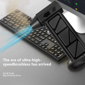 Ventilateur turbo portatif à main 130000 tr/min, haute puissance, sans fil, sécheuse de voiture, souffleur d'air, dépoussiéreur de feuilles et de neige avec lumière LED - Product Image 4