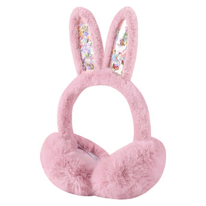 <span class=keywords><strong>Cache</strong></span>-oreilles en fourrure de peluche chaud d'hiver drôle <span class=keywords><strong>cache</strong></span>-oreilles de <span class=keywords><strong>lapin</strong></span> brodé <span class=keywords><strong>cache</strong></span>-oreilles pliable <span class=keywords><strong>cache</strong></span>-oreilles Protection des oreilles - Product Image 5
