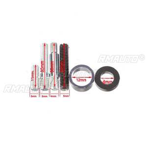 Antena de Radio AM/FM Universal Negra para Automóvil, Antena Aérea para Automóvil, Se Suministra con Tornillos de 4 mm y 5 mm de Diámetro - Product Image 6