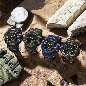 Reloj Deportivo SMAEL 8049MC Simple LED Impermeable para Hombre, Relojes de Pulsera Digitales de Camuflaje de Marca - Product Image 2