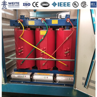 Transformateur de distribution triphasé à sec 1600kVA 2000kVA 2500kVA 10kV 20kV 35kV à enroulement en cuivre, économe en énergie