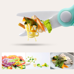 Forbici per alimenti con guaina cibo cibo verdura Deli cucina in ceramica per la casa carino bambino <span class=keywords><strong>sano</strong></span> e rispettoso dell'ambiente - Product Image 5