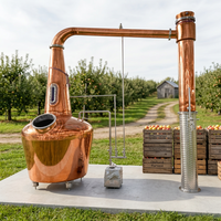 DYE 1200L Commerciële Distilleerapparatuur voor ambachtelijke distilleerderijen - geoptimaliseerd voor fruit-spirits uit boomgaarden en klassieke likeuren