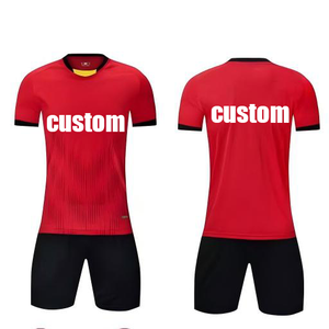 空白制服针织运动定制印花男式t恤批发价足球衬衫足球运动衫运动服足球运动衫 - Product Image 5