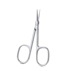 Tijeras Rusas Curvas de Acero Inoxidable para Cutículas y Piel Muerta, Duraderas para Mano Derecha, Ideales para Belleza Femenina - Product Image 1