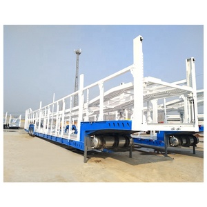 <span class=keywords><strong>Venta</strong></span> caliente <span class=keywords><strong>de</strong></span> 2 ejes <span class=keywords><strong>de</strong></span> acero Semi-Remolque Car Carrier 8 Unidades en el mercado africano y Filipinas - Product Image 2