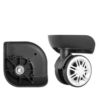 Roues de bagage personnalisées, accessoires universels, roulettes avec valise d'aviation, 4 pièces